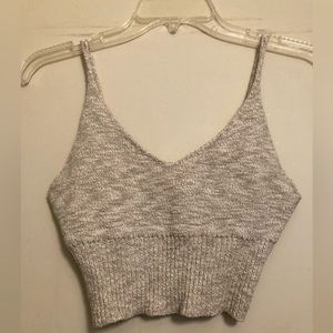Debut grey crochet cami